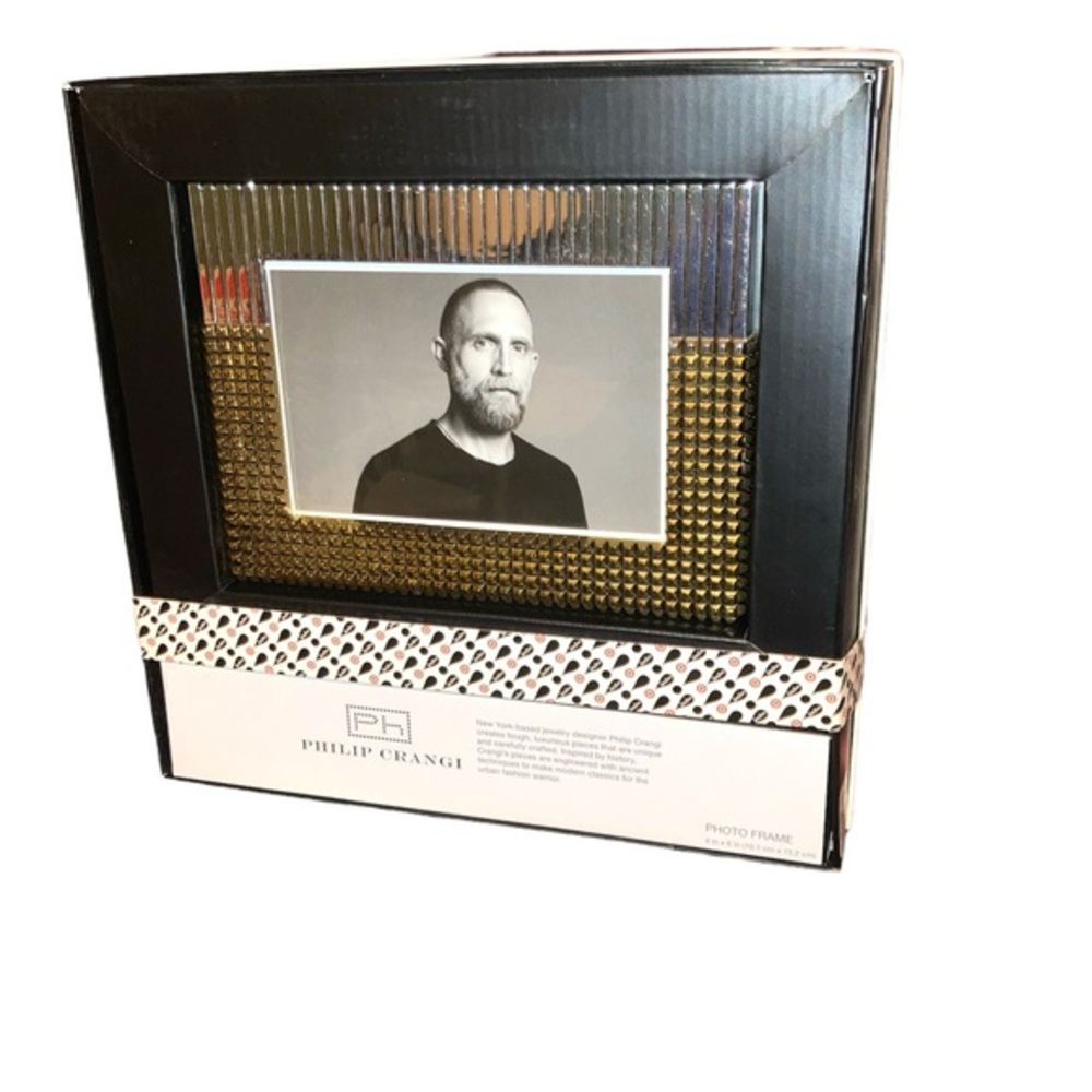 Philip Crangi Picture Frame  6” x 4” Neiman Marcus +  Target  Gold & Silver NIB